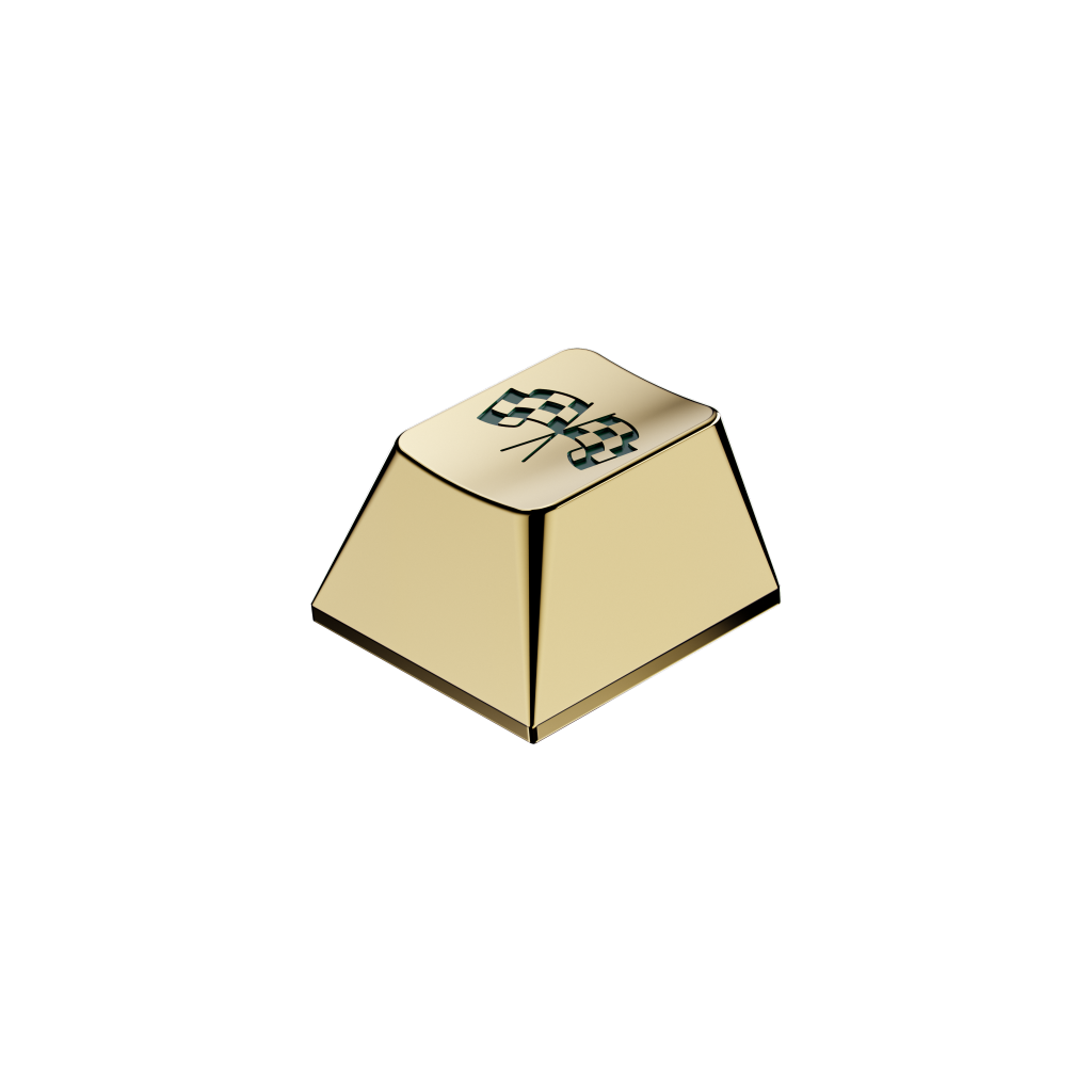 GMK British Racing MONOKEI Flag Brass Keycap