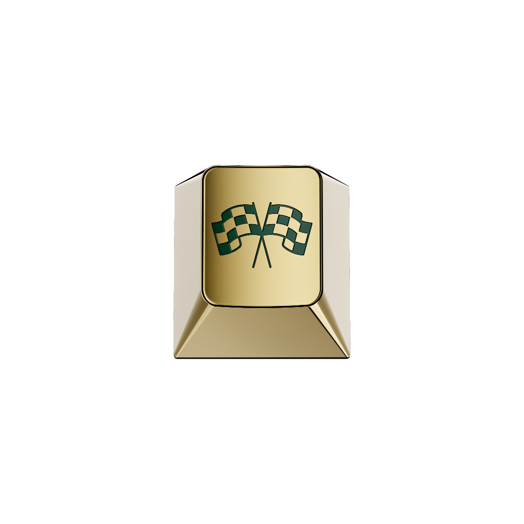 GMK British Racing MONOKEI Flag Brass Keycap
