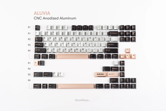 Aluvia Aluminium Keycaps