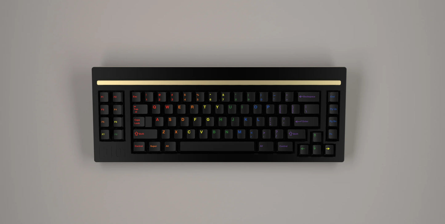 GMK Midnight Rainbow Base Keycap Set