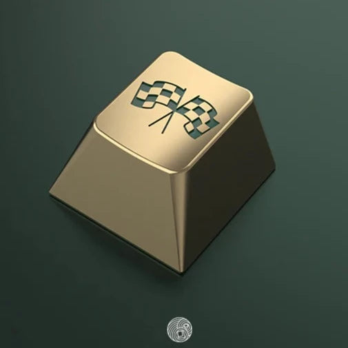 GMK British Racing MONOKEI Flag Brass Keycap