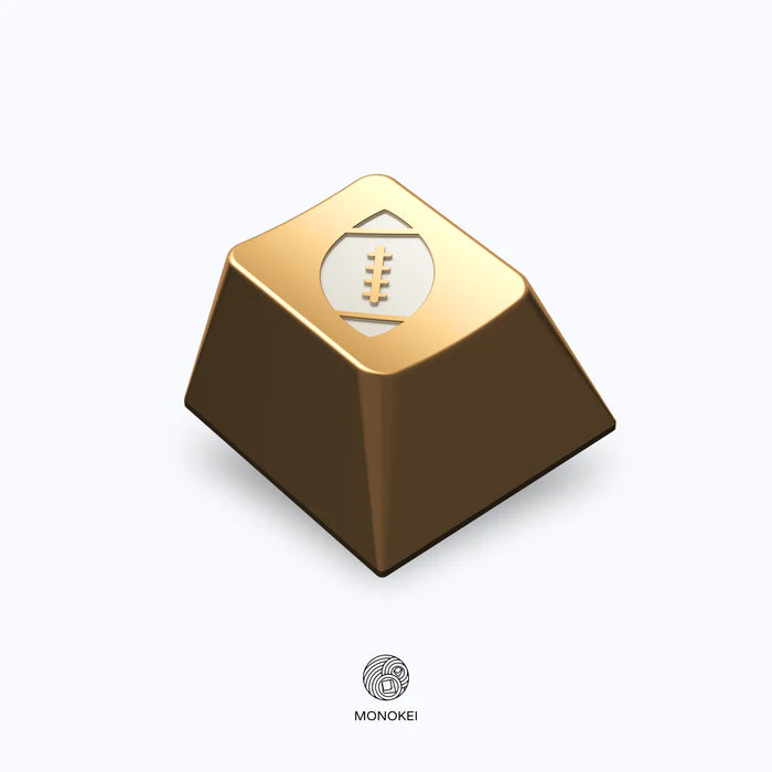 GMK Rudy R2 MONOKEI Gold Brass Football Keycap – FVCK YEAH