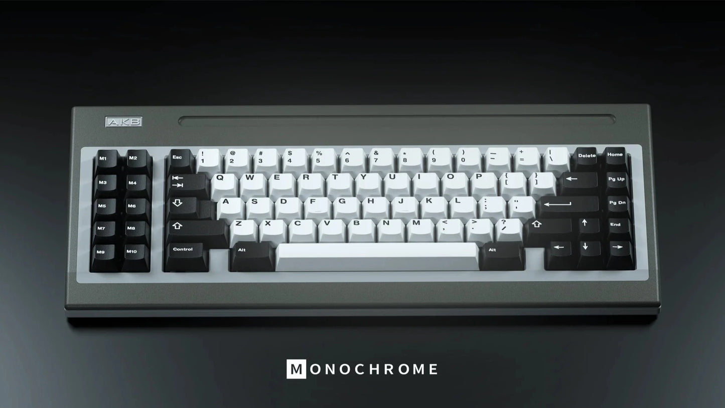 GMK Monochrome R2 Base Keycap Set