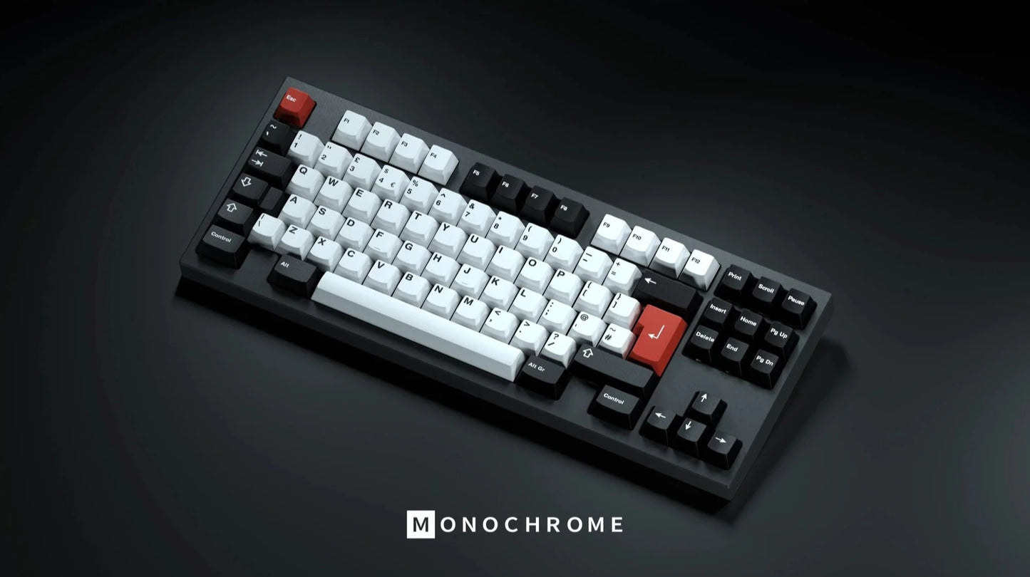 GMK Monochrome R2 Base Keycap Set